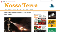 Desktop Screenshot of jornalnossaterra.com.br